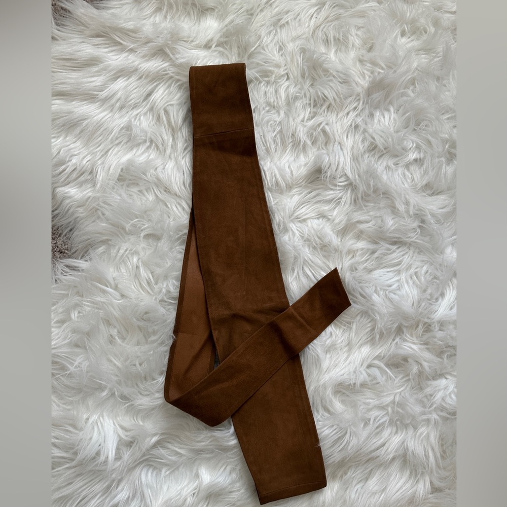 Peruvian Connection Suede Obi Sash -new never worn - Picture 2 of 5